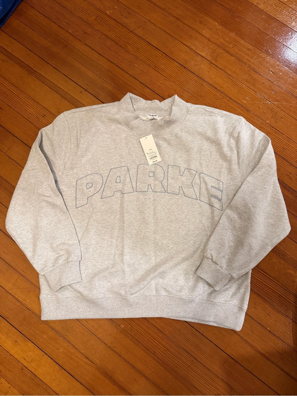 Target x Parke Light Gray Crewneck Sweatshirt - L/XL NWT